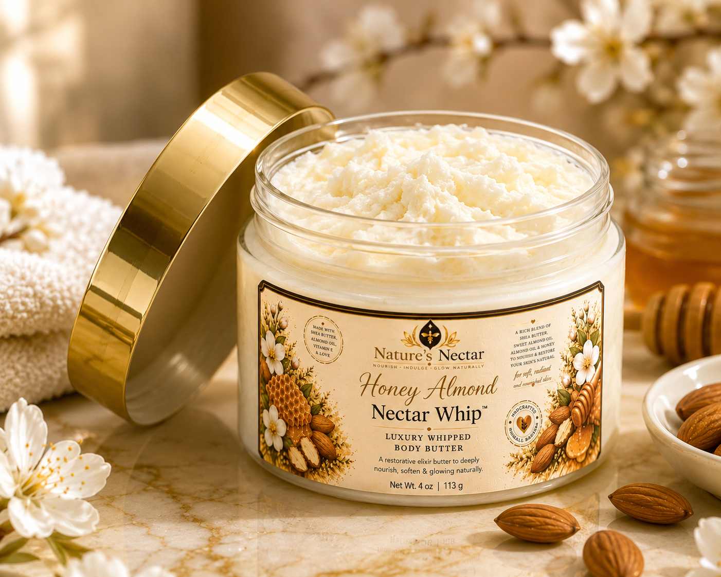 Honey Almond Nectar Whip